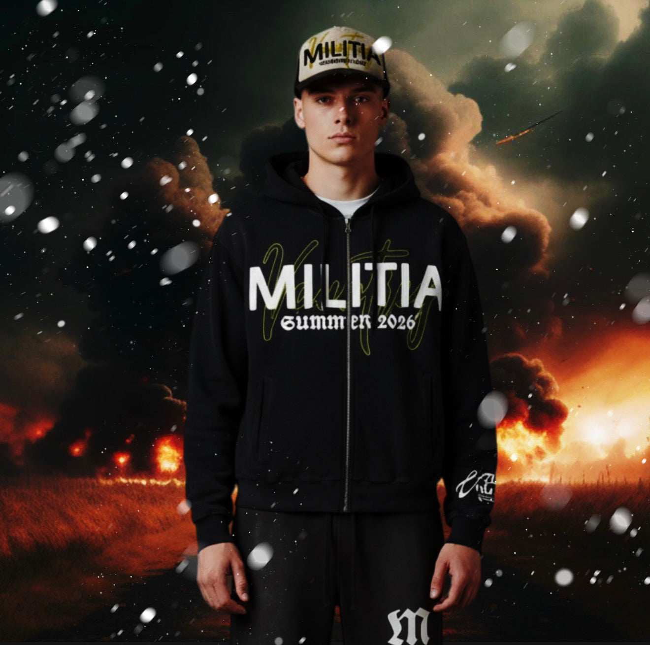militia pullover hoodie
