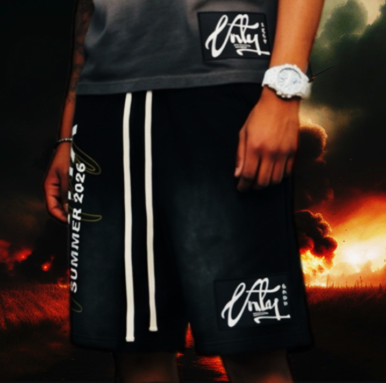 militia 26' cotton shorts