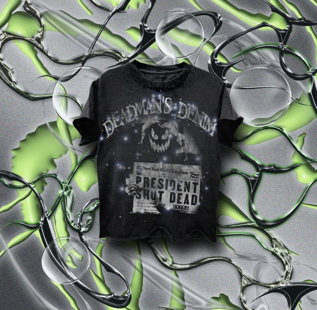 deadmans denim tee